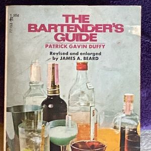 The Bartender’s Guide 40th printing 1973 Vintage paperback by James A Beard